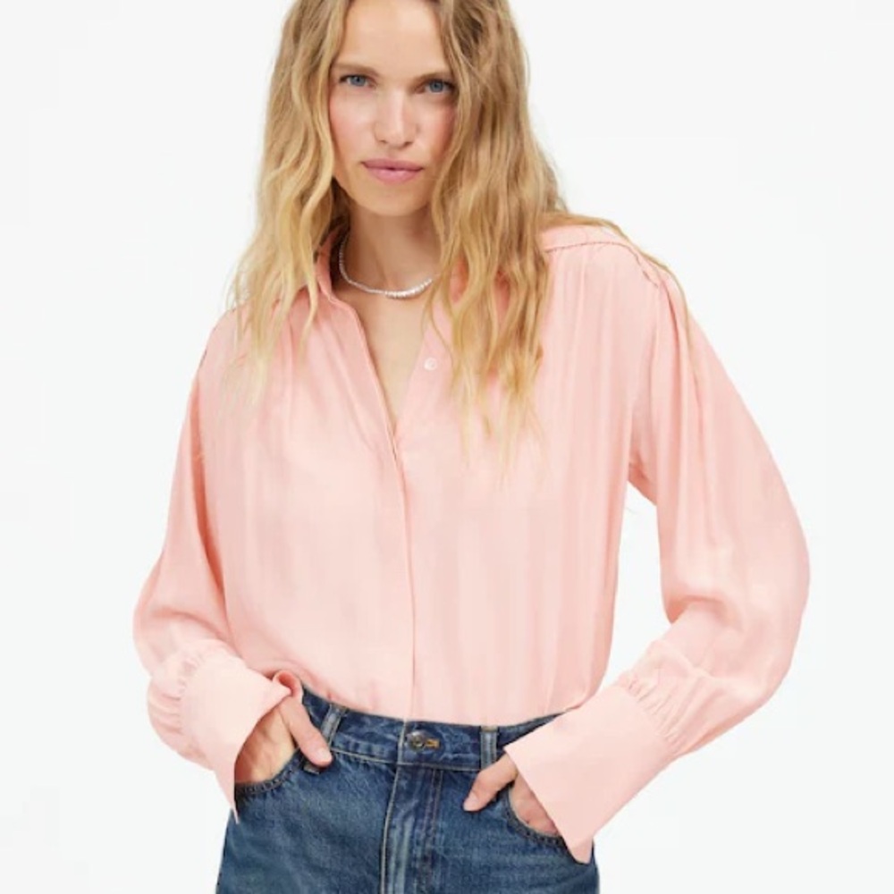 Madewell Soft Pink Blouse
